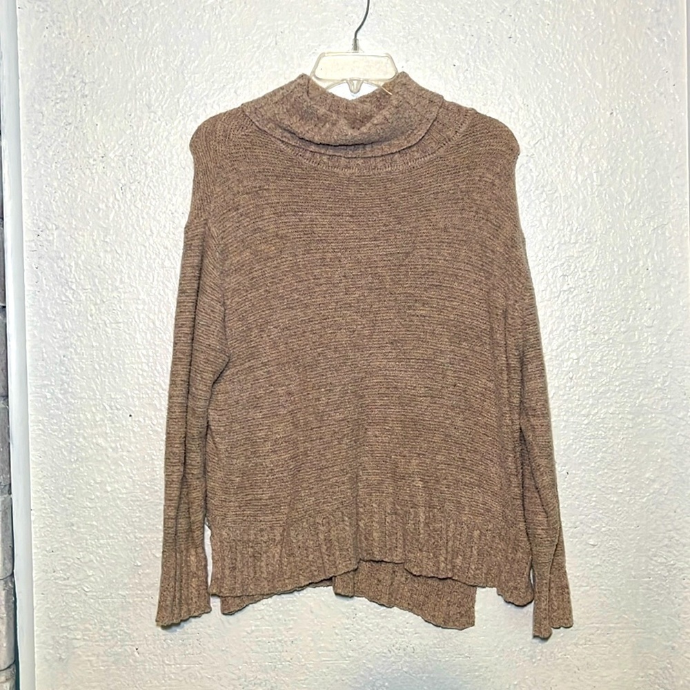 Knox Rose cream, colored, ultrasoft, cow, neck, sweater, size medium